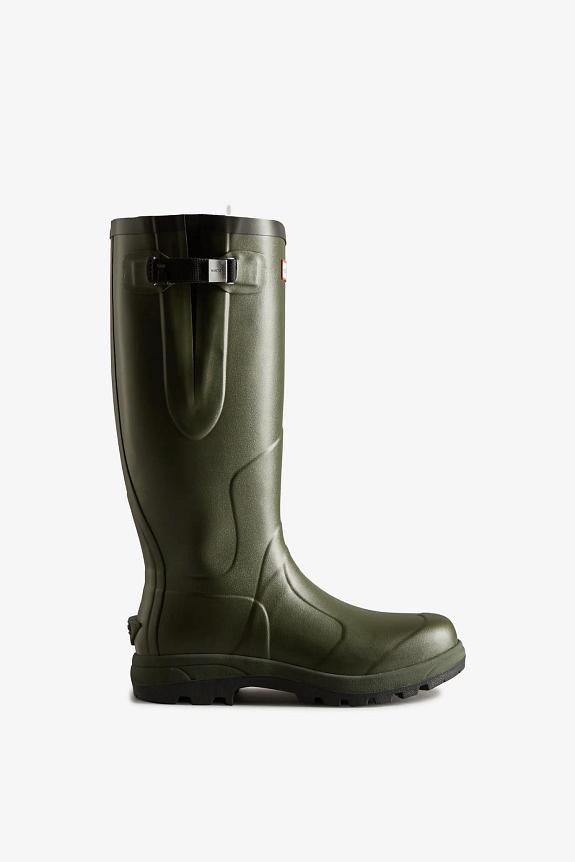 Hunter Womens Balmoral Tall Side Adjustable Dark Olive-2