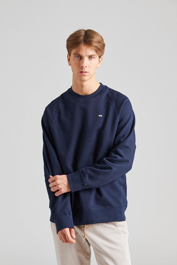 Wood Wood Hester Classic Sweatshirt Navy-2