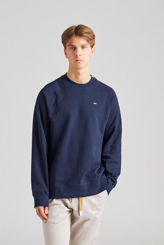 Wood Wood Hester Classic Sweatshirt Navy