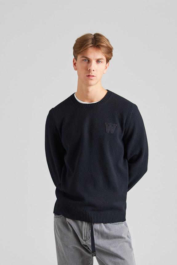 Wood Wood Tay AA CS Jumper Black-2