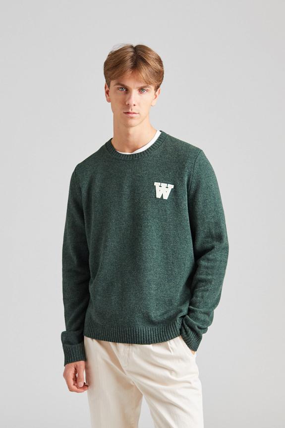 Wood Wood Tay AA CS Jumper Nature Green