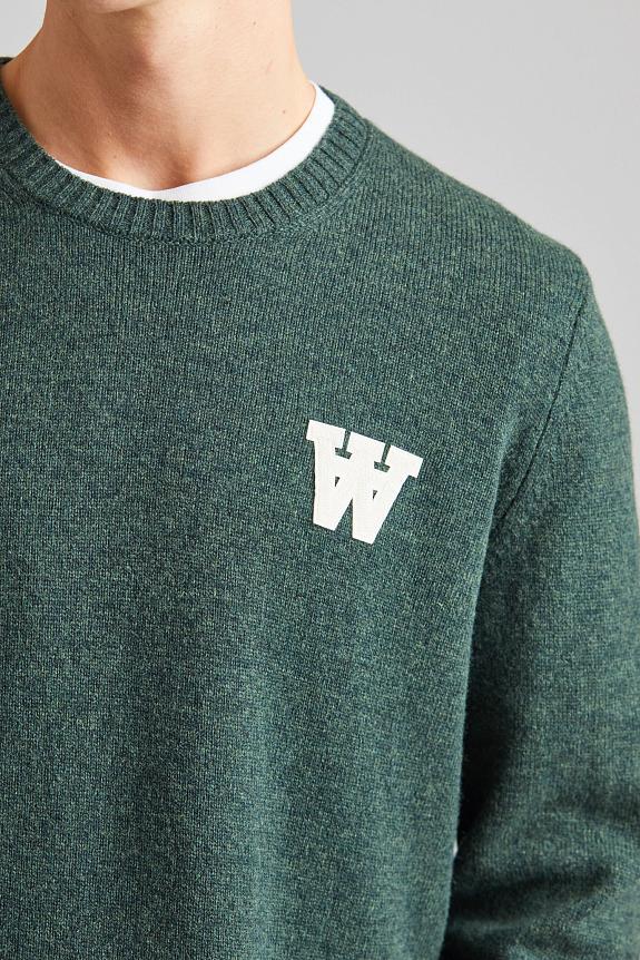 Wood Wood Tay AA CS Jumper Nature Green-4