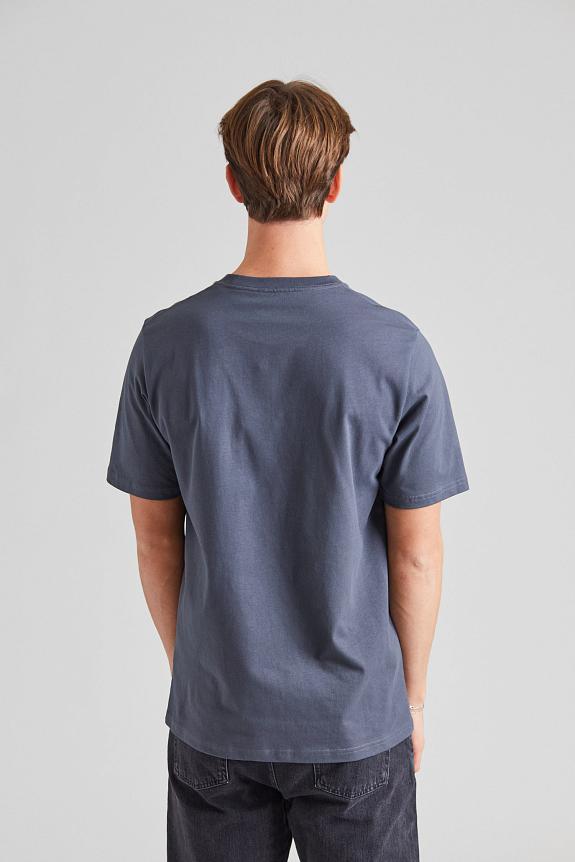 Wood Wood WWBobby Penseur T-Shirt Dark Grey-2