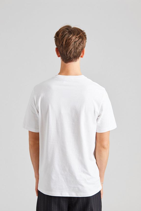 Wood Wood WWBobby Penseur T-Shirt White-1