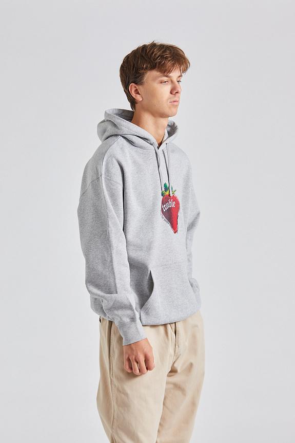 Wood wood Cass Trouble Hoodie Grey Melange 