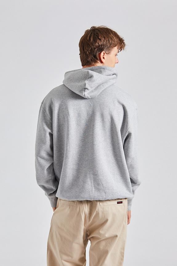 Wood wood Cass Trouble Hoodie Grey Melange 