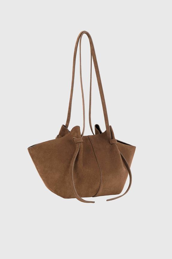YUZEFI Mochi Suede Leather Cognac-1