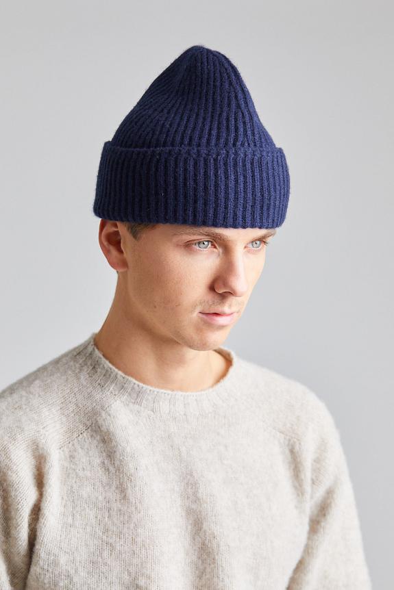 Yacaia Merino Cash Beanie Navy-2