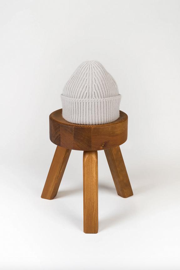 Yacaia Merino Cash Beanie Light Beige-1