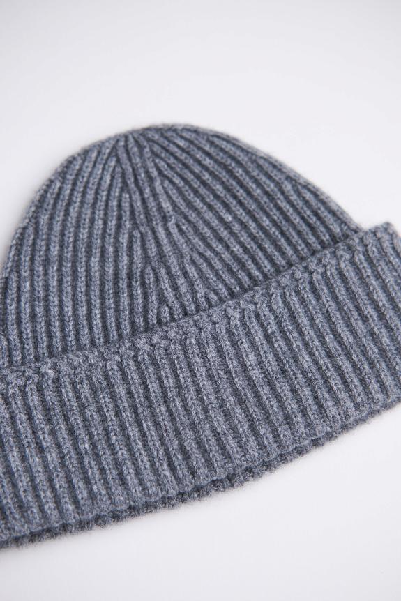 Yacaia Merino Cash Beanie Grey-1