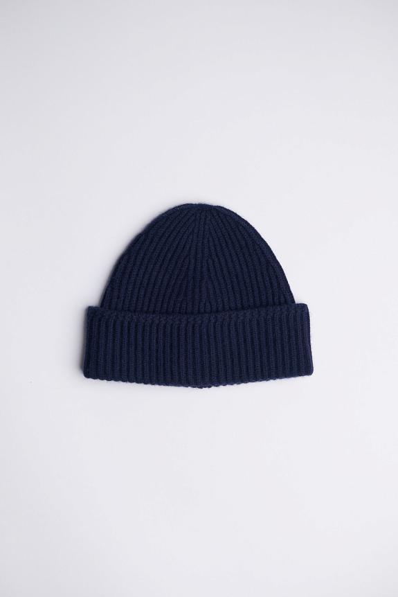 Yacaia Merino Cash Beanie Navy