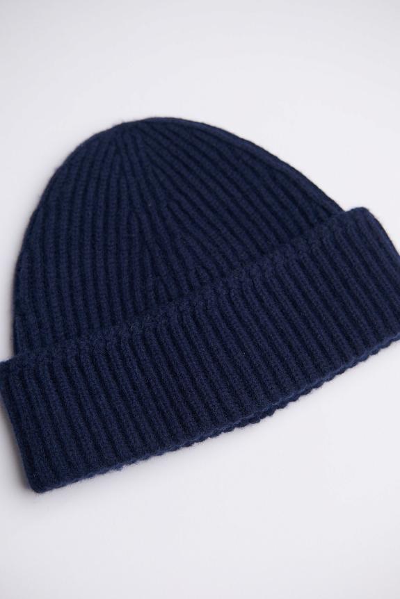Yacaia Merino Cash Beanie Navy-1
