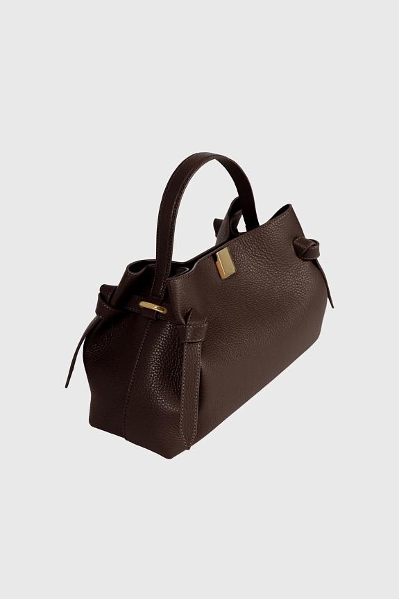 YUZEFI Gyoza Pebble Grain Leather Espresso-2