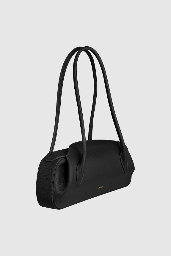 YUZEFI Oyster Shoulder Bag Black-1