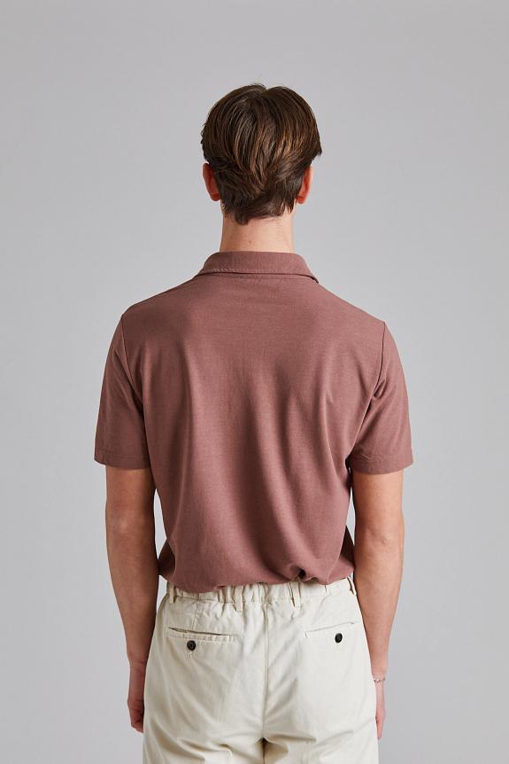 ZANONE Ice Cotton Polo Shirt Malva-3