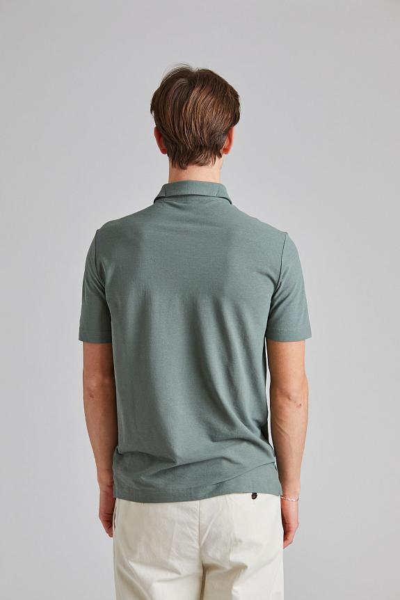 ZANONE Ice Cotton Polo Shirt Militare-2