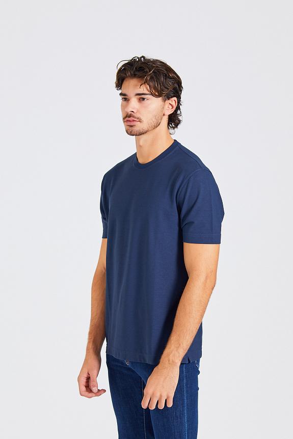 ZANONE T-Shirt MC Blue-2