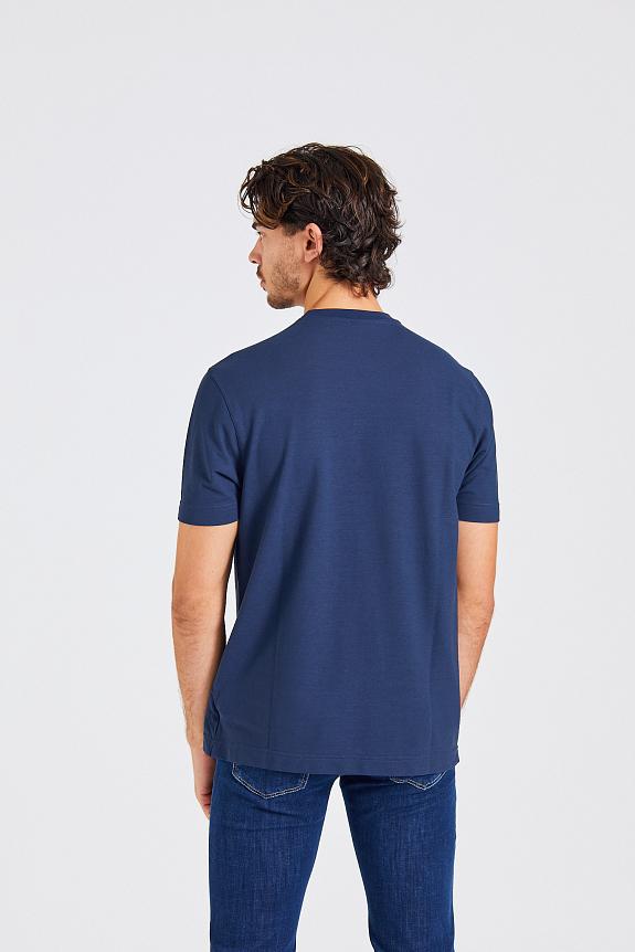 ZANONE T-Shirt MC Blue-1