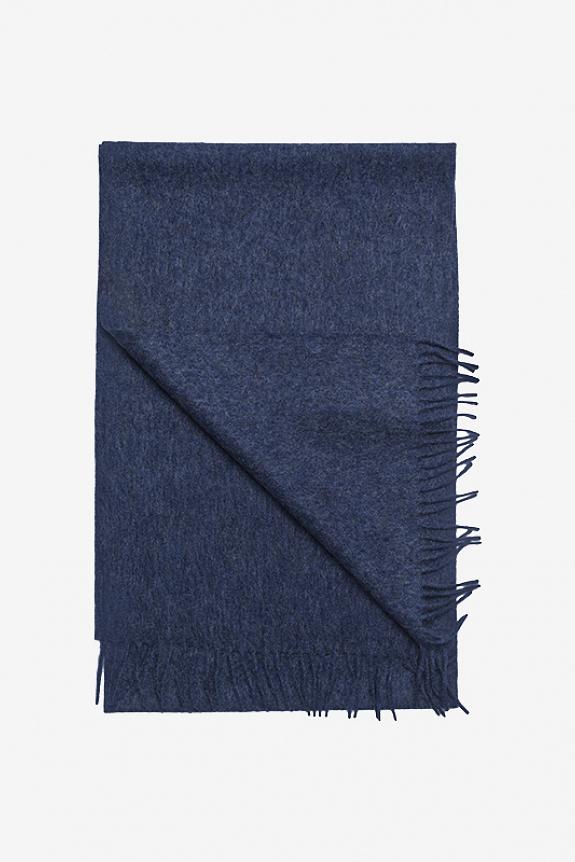 Wool Scarf Blue Melange