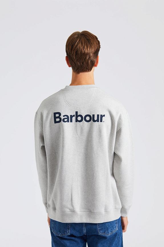 Barbour Nicholas Crew Grey Marl