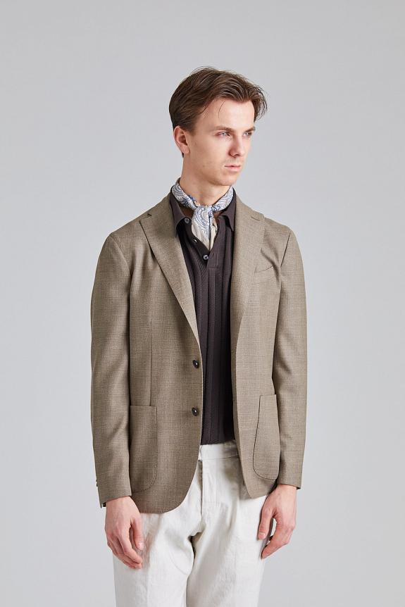 BOGLIOLI K-Jacket Wool Hopsack Beige-3