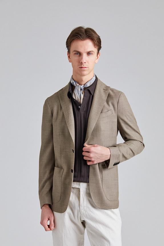 BOGLIOLI K-Jacket Wool Hopsack Beige-1