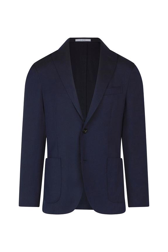 BOGLIOLI K-Jacket Wool Hopsack Navy