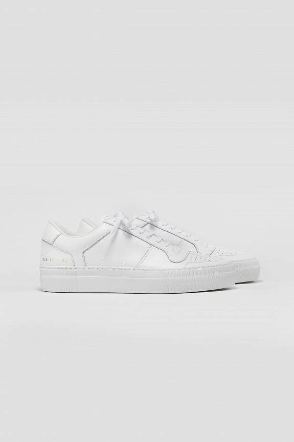 Common Projects Bball Low in Leather White
