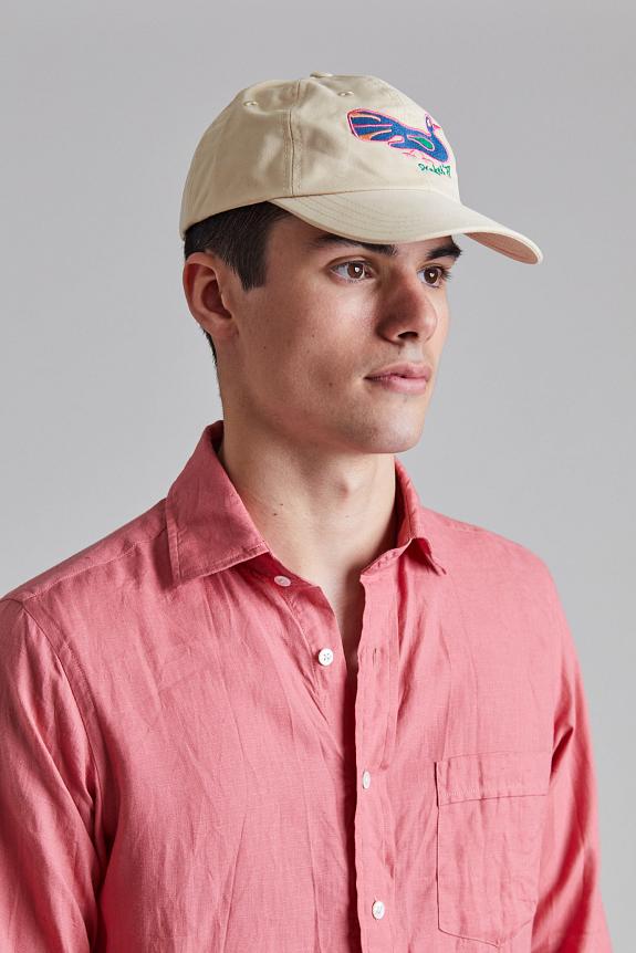 Drakes The Linen Summer Shirt Pink-4
