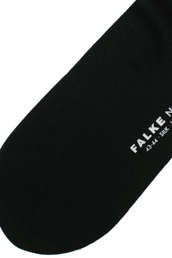 Falke No. 4 Pure Silk Black-1