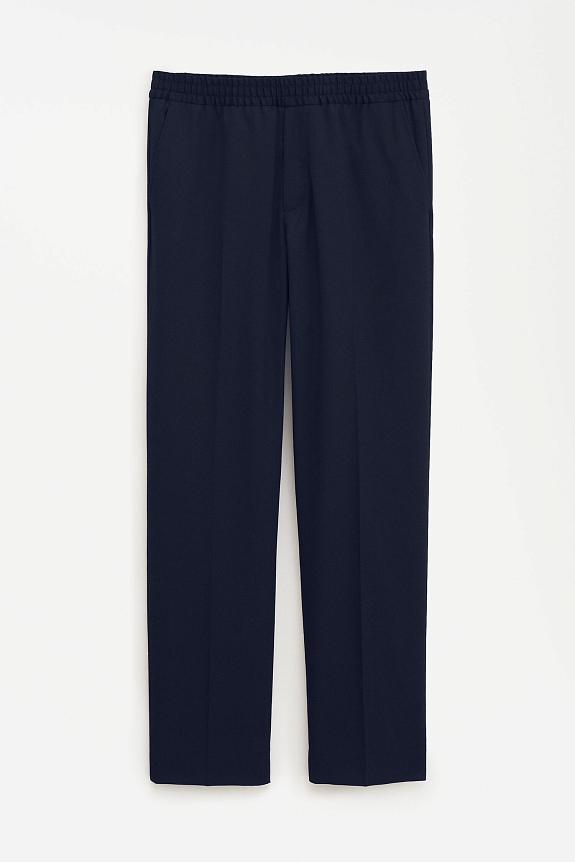 Filippa K Relaxed Wool Trousers Navy