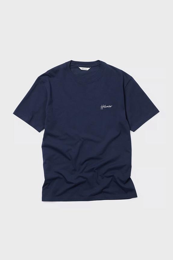 Holzweiler Tucker Embroidery Tee Navy-4