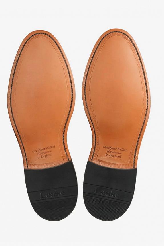 LOAKE Imperial Penny Loafer Brown Suede-3