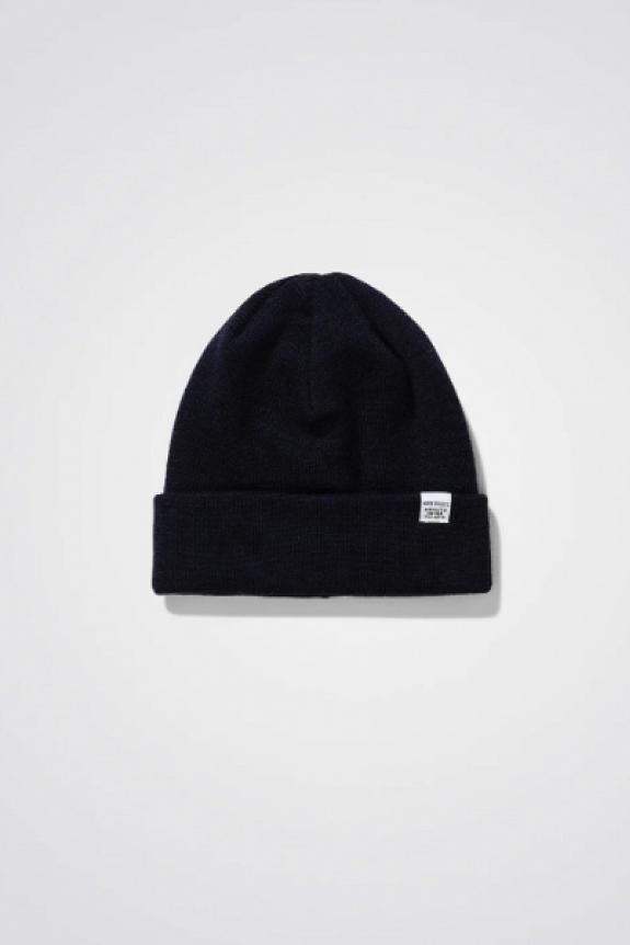 Norse Projects Norse Top Beanie Dark Navy