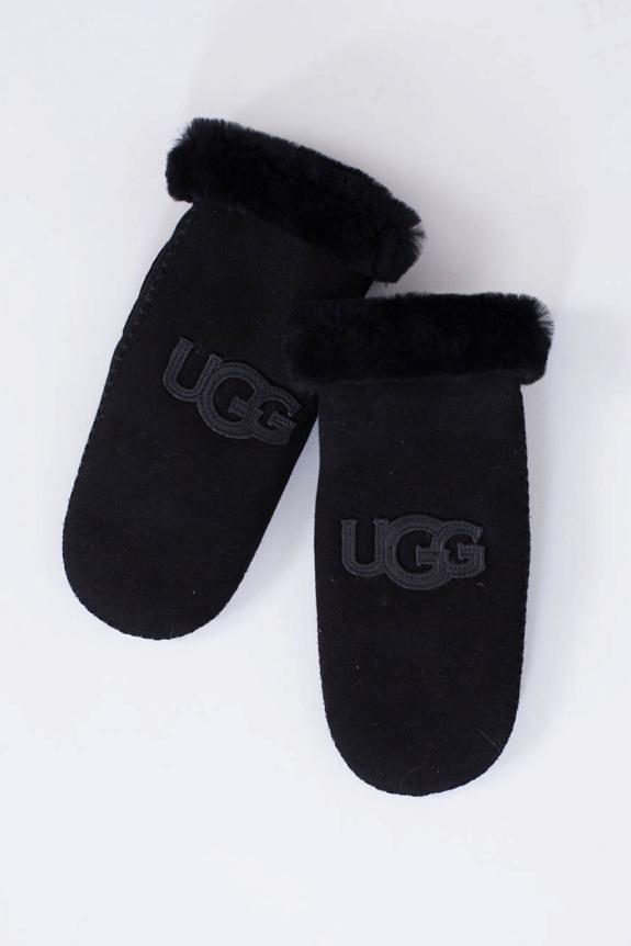UGG Logo Mitten Black