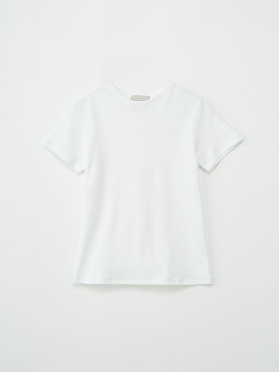 Julie Josephine Roundneck Cotton Jersey Tee White