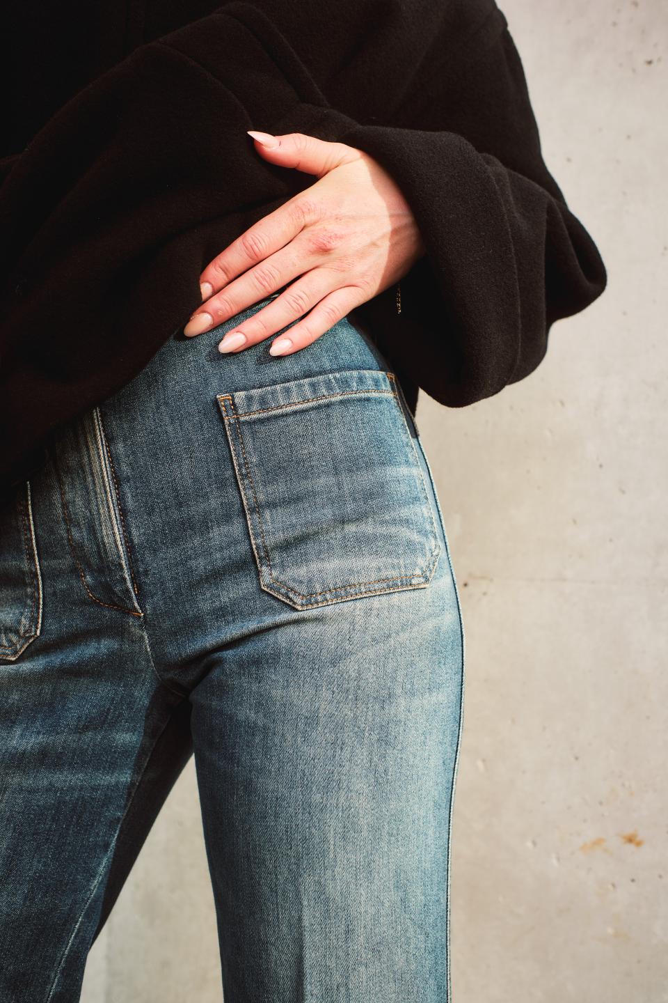 Victoria Beckham Alina Jean Indigo Vintage