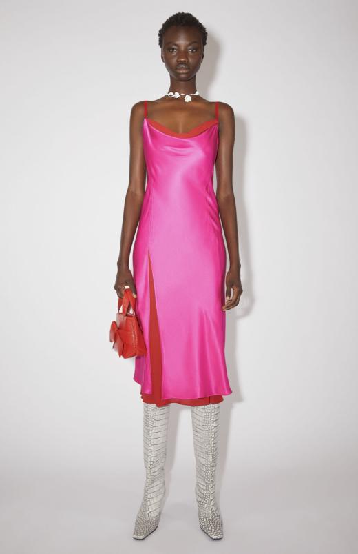 Acne Studios FN-WN-DRES000878 Fuchsia Pink